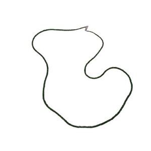 VTG Aira Diopside Beaded Necklace Green Sterling Silver 925 35.5" Magnetic Close